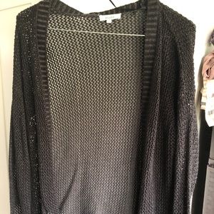 Mudd Charcoal Cardigan